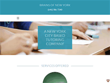 Tablet Screenshot of brainsofnewyork.com